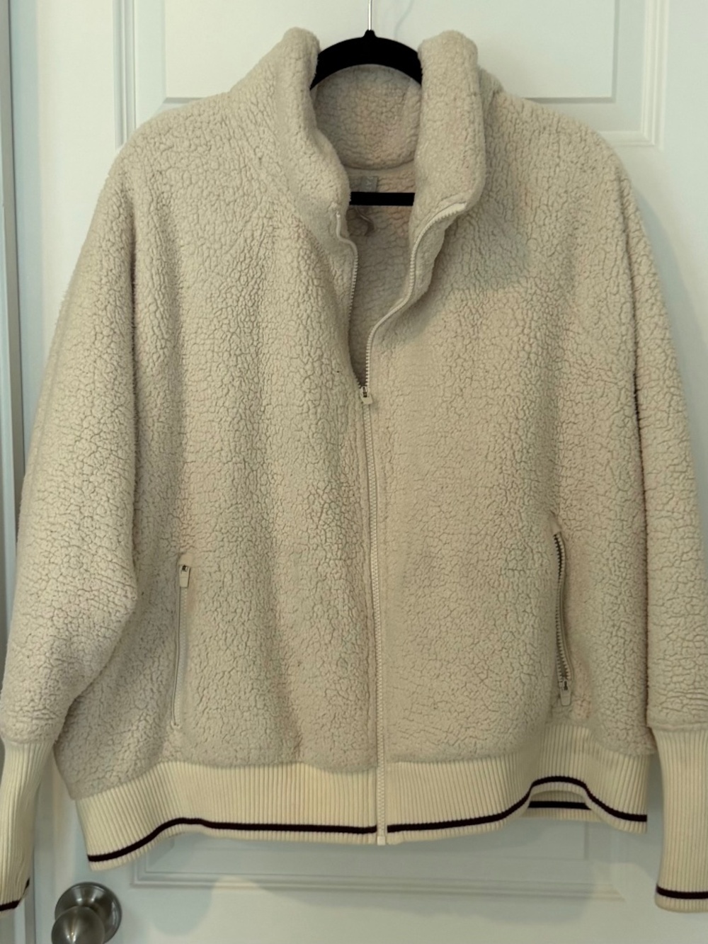 Athleta Fleece Bomber Jacket